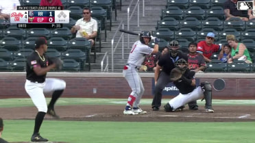 Aaron Zavala homers (9) on a fly ball to right center field.
