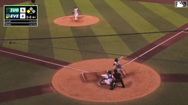 Jhonny Level reaches on a fielder's choice out, second baseman Axel Sanchez to catcher Luke Stevenson. Jose Ramos out at home.