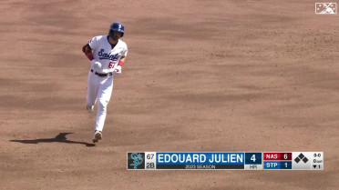 Edouard Julien swats a solo home run to left-center