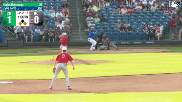 Tyriq Kemp singles on a ground ball to right fielder Yasser Mercedes. Derlin Figueroa scores. Jose Cerice to 3rd.