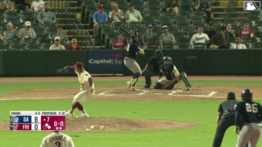 Albert Fabian singles on a ground ball to left fielder Keith Jones II. Braedon Karpathios scores. Ryan Jackson to 2nd.