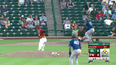 Victor Rodrigues singles on a line drive to left fielder Jack Costello. Jose Meza scores. Eduardo Guerrero to 2nd.