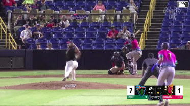 Nico Perez singles on a ground ball to right fielder José Pirela. Eduardo Quintero scores. Emil Morales scores.