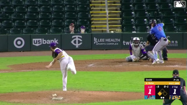 Andres Valor homers (4) on a fly ball to left field. Yoffry Solano scores.