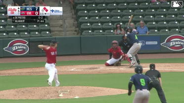 Arturo De Freitas homers (2) on a fly ball to left center field. Marcos Torres scores. Esteban Mejia scores.