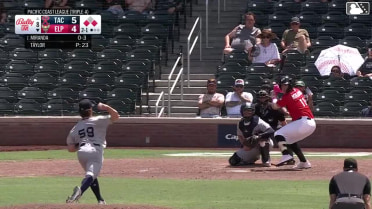 Jose Miranda singles on a line drive to center fielder Victor Labrada. Nick Solak scores. Clay Dungan to 2nd.