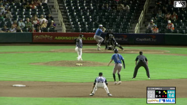 Colby Halter singles on a line drive to center fielder Drew Avans. Drew Swift scores. Cole Conn to 3rd.