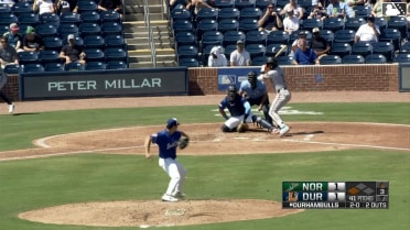José Barrero homers (2) on a fly ball to left center field. Enrique Bradfield Jr. scores.