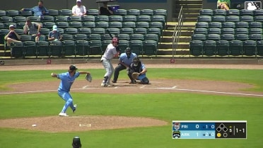 Rafe Perich homers (1) on a fly ball to right center field.