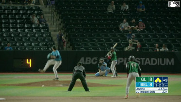 Jose Izarra doubles (1) on a ground ball to left fielder Jesus Hernandez. Cameron Decker scores. Jesus Galiz scores. Eduardo Guerrero to 3rd.