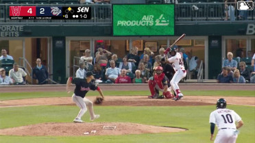Bryan De La Cruz homers (11) on a fly ball to center field. Keaton Anthony scores.