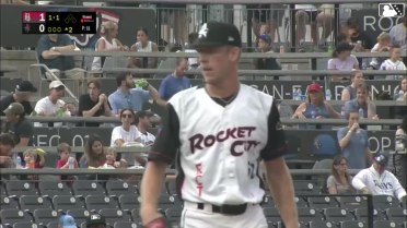 Braden Montgomery's first Double-A home run