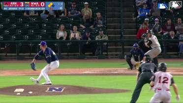 Blake Rambusch singles on a line drive to right fielder Rudy Martin Jr. Aaron McKeithan scores. Josh Hood scores.