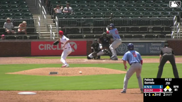 Andy Garriola doubles (10) on a sharp line drive to left fielder Samuel Zavala. Owen Ayers scores.