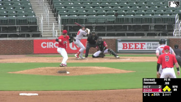 Cole Fontenelle grounds into a force out, second baseman Dylan Campbell to shortstop Brenden Dixon. Raudi Rodriguez scores. Tucker Flint to 3rd. Caleb Bartolero out at 2nd. Cole Fontenelle to 1st.