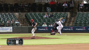 Jason Schiavone hits first Triple-A homer