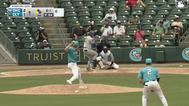 James Tibbs III singles on a sharp line drive to right fielder Everson Pereira. Zach Ehrhard scores.