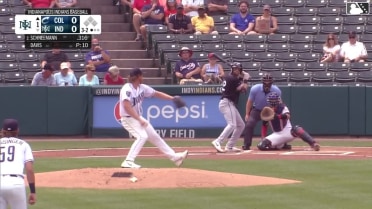 Noah Davis In play, run(s) to Daniel Schneemann
