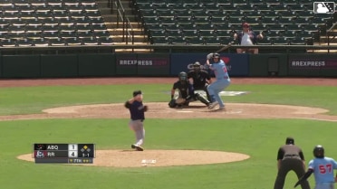 Jonah Bride doubles (24) on a fly ball to right fielder Conner Capel. Alejandro Osuna scores.