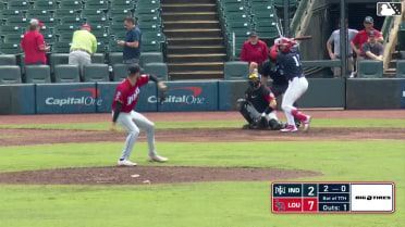 Will Banfield homers (9) on a fly ball to left center field.