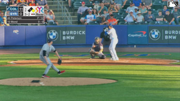 Christopher Morel homers (9) on a fly ball to left center field. Nick Morabito scores.