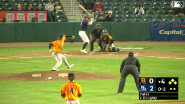 Evan Yates In play, run(s) to Jay Harry