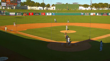 Joe Lampe's first homer of the Fall League