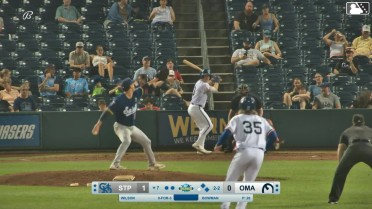 Peyton Wilson doubles (27) on a fly ball to center fielder Emmanuel Rodriguez. Colton Becker scores. Alejo Lopez scores.