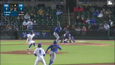 John Rave doubles (2) on a sharp line drive to right fielder Justin Dean. Abraham Toro scores.