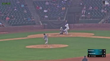 Sebastian Walcott singles on a ground ball to right fielder Nathan Hall. Angeibel Gomez scores.