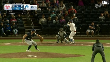 Jake Gelof walks. Zyhir Hope scores. Griffin Lockwood-Powell to 3rd. Joe Vetrano to 2nd.
