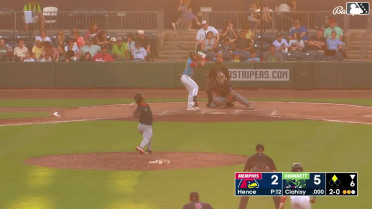 Patrick Clohisy homers (1) on a fly ball to right center field. Cal Conley scores.