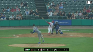 Henry Williams collects his fifth strikeout