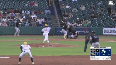 Gary Gill Hill In play, run(s) to Josh Adamczewski