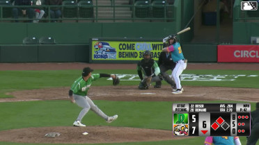 Bobby Boser singles on a line drive to right fielder Esmith Pineda. Casey Yamauchi scores. Devin Taylor to 3rd.