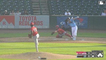 CJ Gray records his first Single-A strikeout