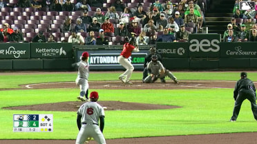 Carlos Sanchez singles on a ground ball to right fielder Jaison Chourio. Kien Vu scores.