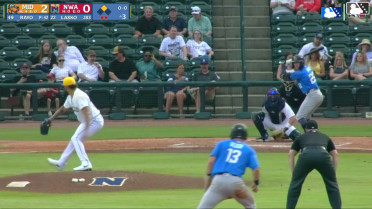 Ryan Lasko homers (4) on a fly ball to left center field. Bobby Boser scores.