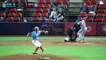 Aiden Taurek homers (4) on a fly ball to center field.