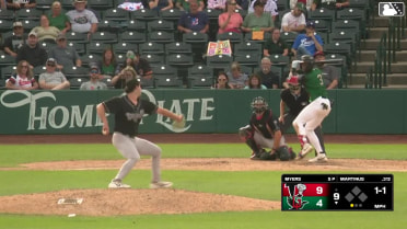 Mairo Martinus homers (6) on a fly ball to left center field.