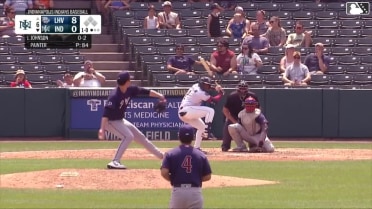 Termarr Johnson homers (7) on a fly ball to right center field.