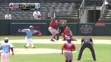 Jurrangelo Cijntje In play, run(s) to Owen Ayers
