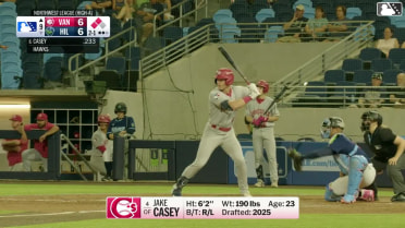 Jake Casey singles on a soft ground ball to second baseman JD Dix. Tucker Toman scores. Jaxson West to 3rd.
