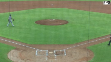 Euribiel Angeles' glove flip to first base