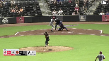 Carlos Sanchez grounds out softly, pitcher Jackson Brockett to first baseman Edgar Alvarez. Michael Trautwein scores. Cade Hunter to 3rd.
