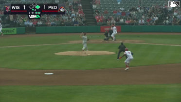 Jesús Báez singles on a line drive to left fielder Josh Adamczewski. Tre Richardson III scores.