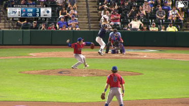 Dom Nuñez homers (1) on a fly ball to right center field. Milan Tolentino scores.