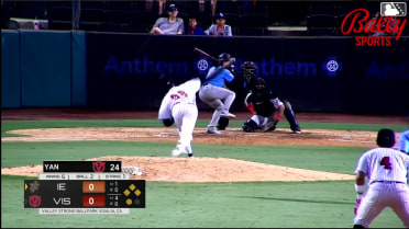 Dervy Ventura reaches on a fielding error by first baseman Pedro Blanco. Nick Becker scores. Cesar Quintas scores. Estevan Moreno to 3rd.