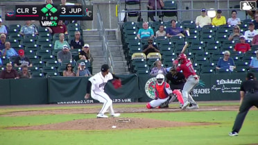 TJayy Walton walks. Mark Kolozsvary scores. Nolan Beltran to 3rd. Jonathan Hogart to 2nd.