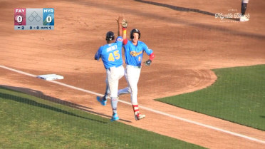 Eli Lovich's first Single-A home run